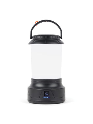 Lampada da campeggio con manovella Nordic Drift Everest RCS nero - personalizzabile con logo