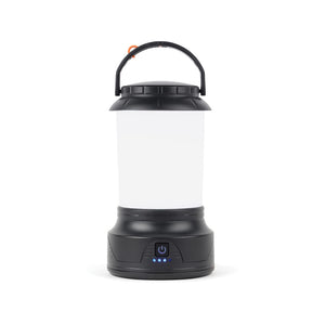 Lampada da campeggio con manovella Nordic Drift Everest RCS nero - personalizzabile con logo