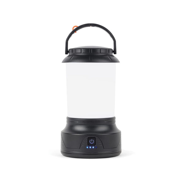 Lampada da campeggio con manovella Nordic Drift Everest RCS nero - personalizzabile con logo