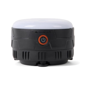 Lampada da campeggio con manovella Nordic Drift Everest RCS nero - personalizzabile con logo