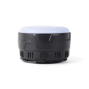 Lampada da campeggio con manovella Nordic Drift Everest RCS nero - personalizzabile con logo