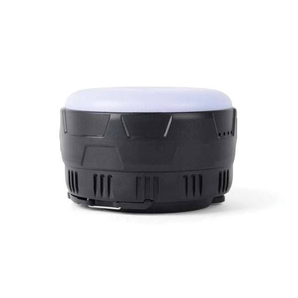 Lampada da campeggio con manovella Nordic Drift Everest RCS nero - personalizzabile con logo