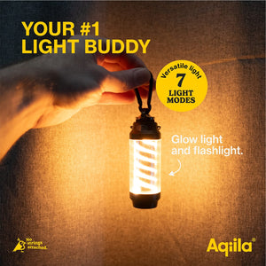 Lampada da campeggio e torcia Aqiila Lightbird G1 Nero - personalizzabile con logo