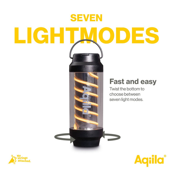 Lampada da campeggio e torcia Aqiila Lightbird G1 Nero - personalizzabile con logo