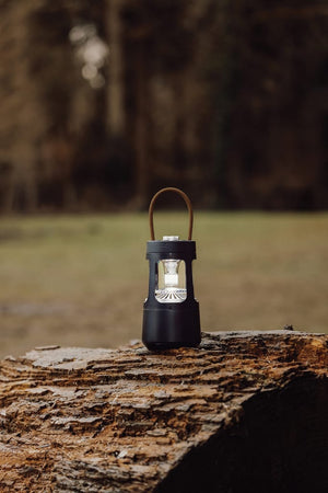 Lampada da campeggio Nordic Drift Everest IPX4 con Speaker 1 nero - personalizzabile con logo