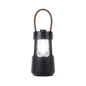 Lampada da campeggio Nordic Drift Everest IPX4 con Speaker 1 nero - personalizzabile con logo