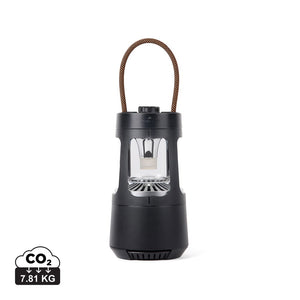 Lampada da campeggio Nordic Drift Everest IPX4 con Speaker 1 nero - personalizzabile con logo