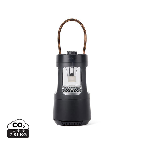 Lampada da campeggio Nordic Drift Everest IPX4 con Speaker 1 nero - personalizzabile con logo