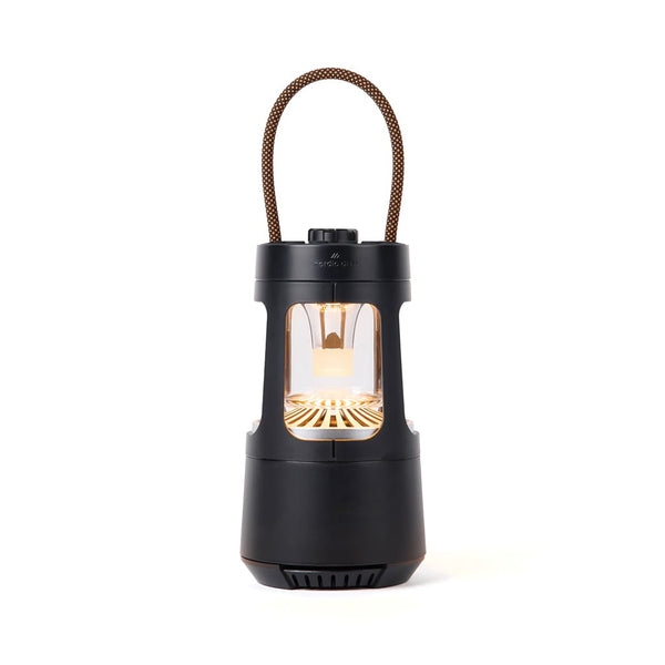 Lampada da campeggio Nordic Drift Everest IPX4 con Speaker 1 nero - personalizzabile con logo