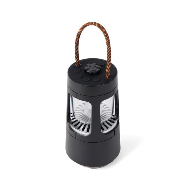 Lampada da campeggio Nordic Drift Everest IPX4 con Speaker 1 nero - personalizzabile con logo
