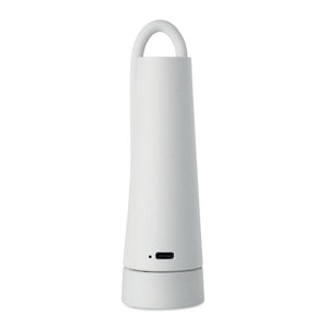 Lampada da tavolo e torcia Bianco - personalizzabile con logo