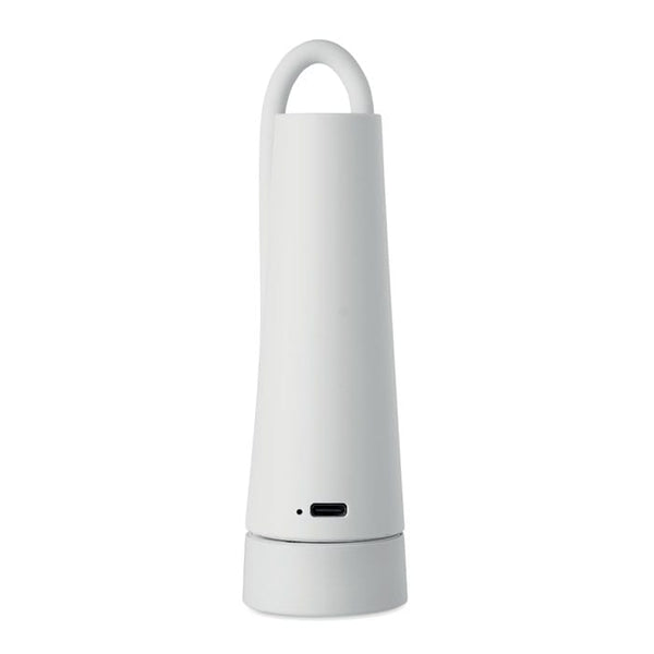 Lampada da tavolo e torcia Bianco - personalizzabile con logo