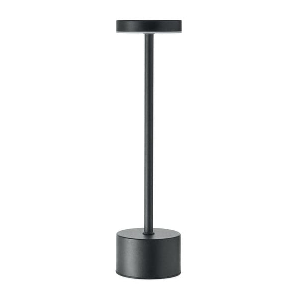 Lampada da tavolo in alluminio Nero - personalizzabile con logo