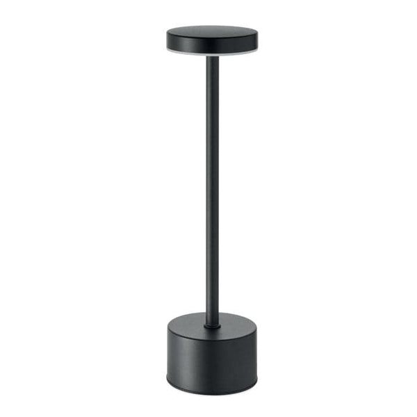 Lampada da tavolo in alluminio Nero - personalizzabile con logo