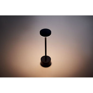 Lampada da tavolo in alluminio Nero - personalizzabile con logo