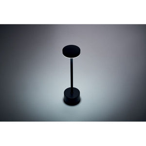 Lampada da tavolo in alluminio Nero - personalizzabile con logo