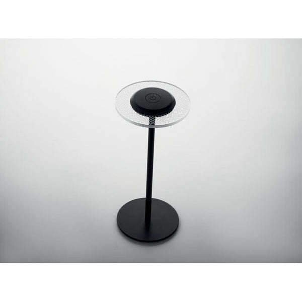 Lampada da tavolo in ferro RGB Nero - personalizzabile con logo