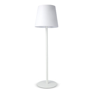 Lampada da tavolo in metallo Bianco - personalizzabile con logo