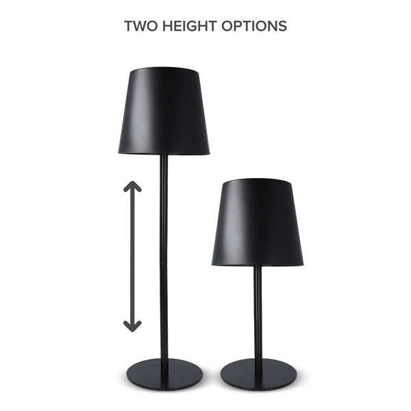 Lampada da tavolo in metallo - personalizzabile con logo