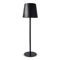 Lampada da tavolo in metallo Nero - personalizzabile con logo