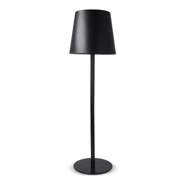 Lampada da tavolo in metallo Nero - personalizzabile con logo