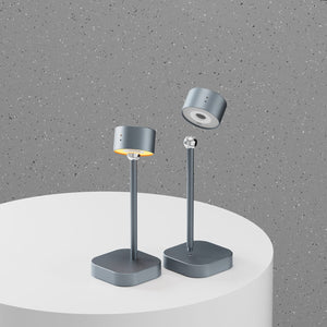 Lampada da tavolo intelligente Xoopar Mojiu con controllo vocale grigio - personalizzabile con logo