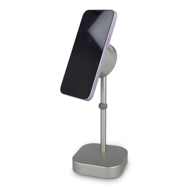Lampada da tavolo intelligente Xoopar Mojiu con controllo vocale grigio - personalizzabile con logo