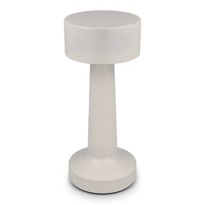 Lampada da tavolo Lumo con 3 modalità di illuminazione e dimmerabile Beige - personalizzabile con logo