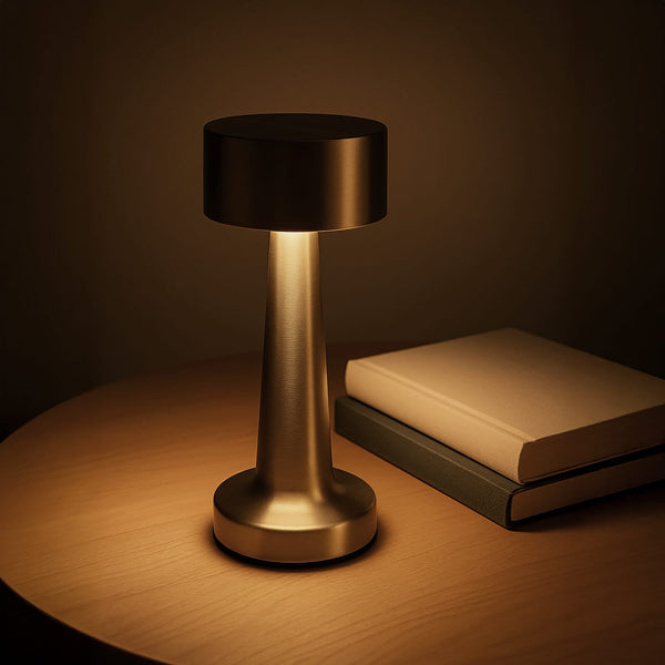 Lampada da tavolo Lumo con 3 modalità di illuminazione e dimmerabile - personalizzabile con logo