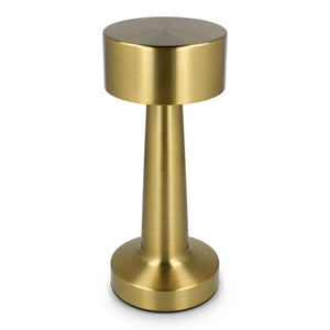 Lampada da tavolo Lumo con 3 modalità di illuminazione e dimmerabile Oro - personalizzabile con logo