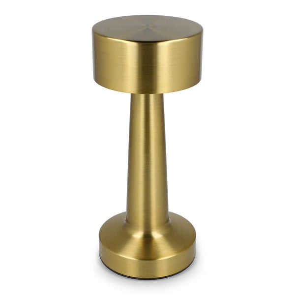 Lampada da tavolo Lumo con 3 modalità di illuminazione e dimmerabile Oro - personalizzabile con logo