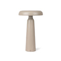 Lampada da tavolo VINGA Avery RCS beige - personalizzabile con logo