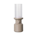 Lampada da tavolo VINGA Niori RCS beige - personalizzabile con logo