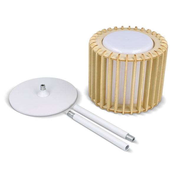 Lampada LED Coollux Lamella Luna Alta natural - personalizzabile con logo