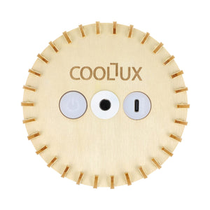 Lampada LED Coollux Lamella Luna Alta natural - personalizzabile con logo