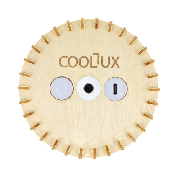 Lampada LED Coollux Lamella Luna Alta natural - personalizzabile con logo