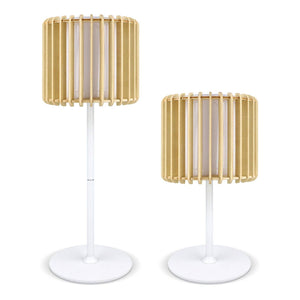 Lampada LED Coollux Lamella Luna Alta natural - personalizzabile con logo