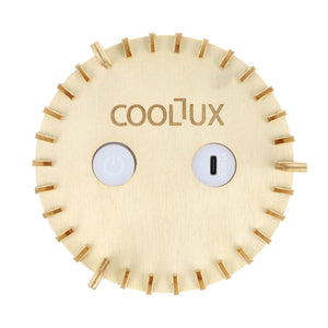 Lampada LED Coollux Lamella Luna natural - personalizzabile con logo