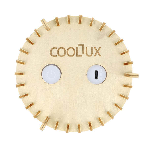 Lampada LED Coollux Lamella Luna natural - personalizzabile con logo