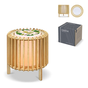 Lampada LED Coollux Lamella Luna natural - personalizzabile con logo