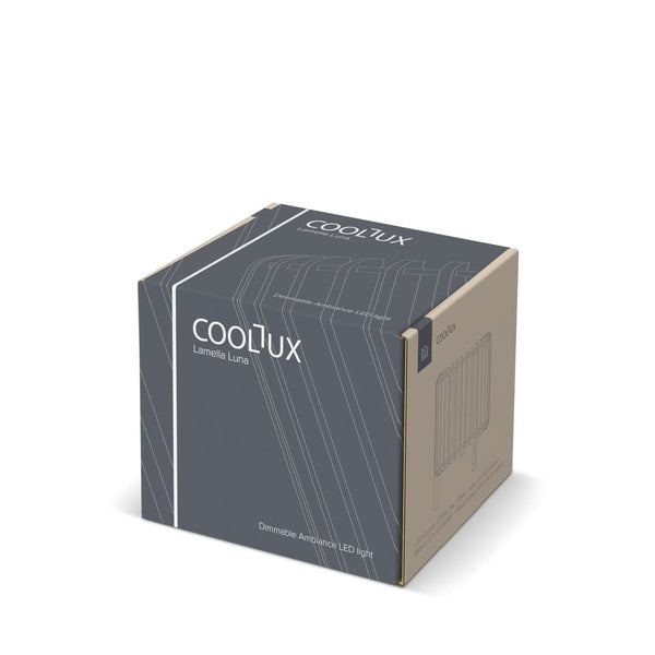 Lampada LED Coollux Lamella Luna natural - personalizzabile con logo