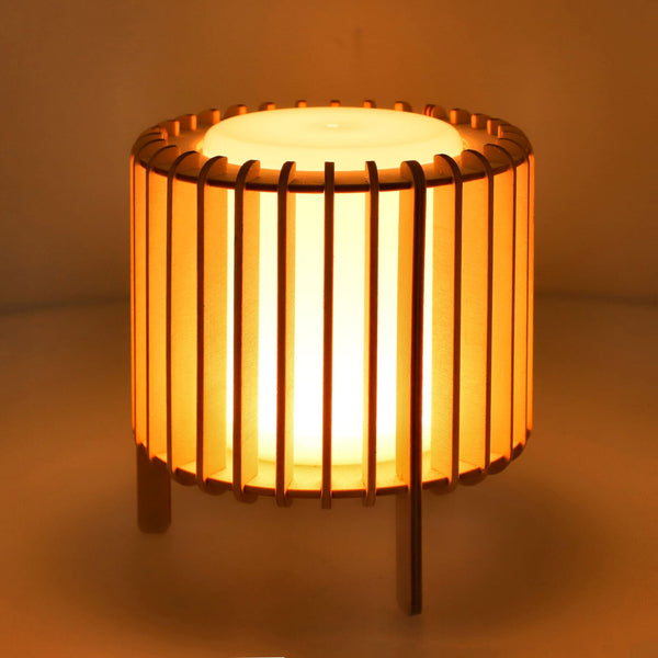 Lampada LED Coollux Lamella Luna natural - personalizzabile con logo