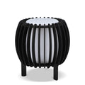 Lampada LED Coollux Lamella Sol Nero - personalizzabile con logo