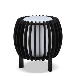 Lampada LED Coollux Lamella Sol Nero - personalizzabile con logo