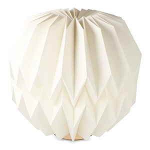 Lampada LED di carta pieghevole Coollux origami natural - personalizzabile con logo
