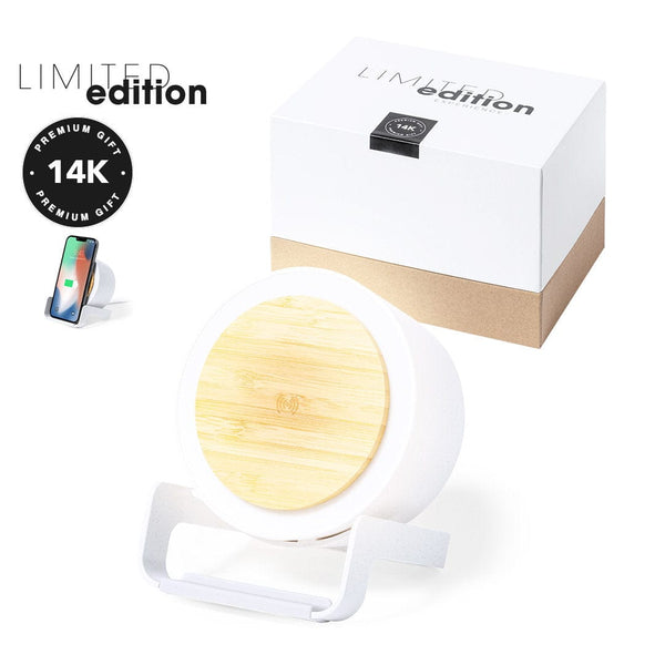 Lampada multifunzione Sadow bianco - personalizzabile con logo