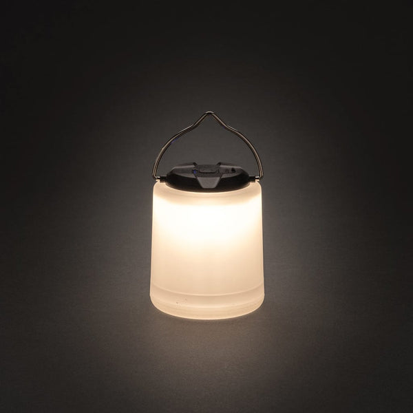 Lampada ricaricabile da tavolo Limio in rPlastica RCS bianco - personalizzabile con logo