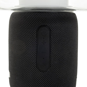 Lampada speaker 10W Lux in rPlastica RCS nero - personalizzabile con logo