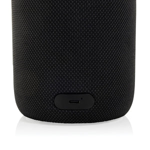 Lampada speaker 10W Lux in rPlastica RCS nero - personalizzabile con logo