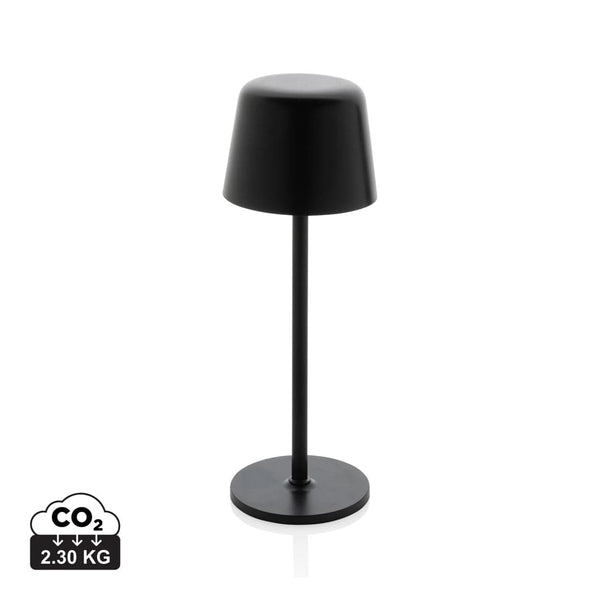 Lampada USB ricaricabile da tavolo Zenic in plastica RCS - personalizzabile con logo